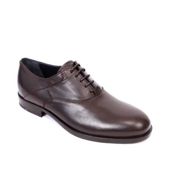 Giovanni Conti 3581a Brown Leather Classic Lace-Up Dress Shoes - Picture 1 of 8